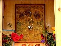 Большая икона Святой Троицы подаренная для часовни отцом Александром Михайловым