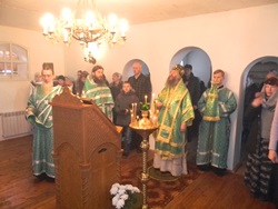 Богослужение в честь престольного праздника в с. Алеексеевское